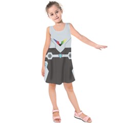 Rainbow Guardian Kids  Sleeveless Dress by NoctemClothing