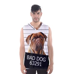 Bad Dog Men s Basketball Tank Top by Valentinaart