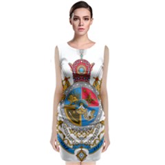 Sovereign Coat Of Arms Of Iran (order Of Pahlavi), 1932-1979 Classic Sleeveless Midi Dress by abbeyz71