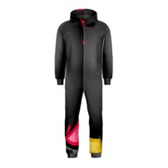 Hole Circle Line Red Yellow Black Gray Hooded Jumpsuit (kids) by Mariart