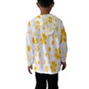 Shamrock Yellow Star Flower Floral Star Hooded Wind Breaker (Kids) View2