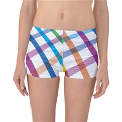 Webbing Line Color Rainbow Reversible Bikini Bottoms by Mariart