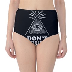 Illuminati High-waist Bikini Bottoms by Valentinaart