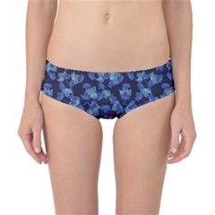 Autumn Leaves Motif Pattern Classic Bikini Bottoms by dflcprintsclothing