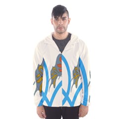 Butterfly Hooded Wind Breaker (men) by Mariart