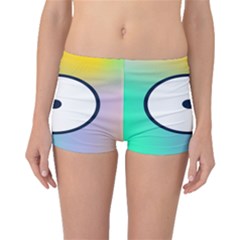 Illustrated Circle Round Polka Rainbow Boyleg Bikini Bottoms by Mariart