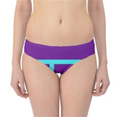 Illustrated Position Purple Blue Star Zodiac Hipster Bikini Bottoms by Mariart