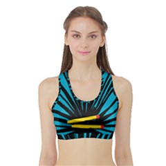 Match Cover Matches Sports Bra With Border