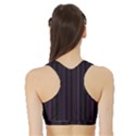 Lines pattern Sports Bra with Border View2
