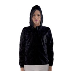 Pattern Hooded Wind Breaker (women) by Valentinaart