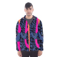 Recursive Reality Number Hooded Wind Breaker (men) by Mariart