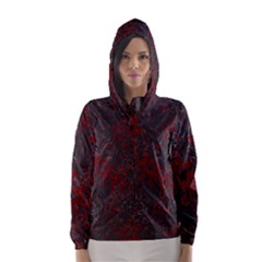 Abstraction Hooded Wind Breaker (women) by Valentinaart