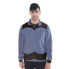 Circle Round Grey Blue Wind Breaker (men) by Mariart