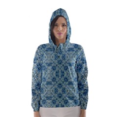 Modern Baroque Pattern Hooded Wind Breaker (women) by dflcprintsclothing