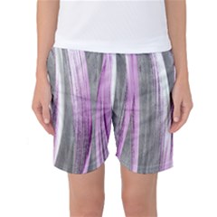 Abstraction Women s Basketball Shorts by Valentinaart