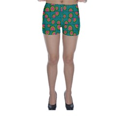 Tiled Circular Gradients Skinny Shorts by linceazul