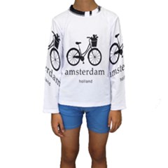 Amsterdam Kids  Long Sleeve Swimwear by Valentinaart