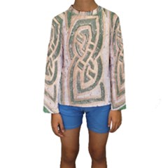 Ab Celtic Swirl Kids  Long Sleeve Swimwear by DeneWestUK