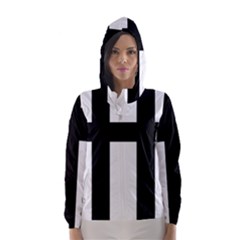 Latin Cross  Hooded Wind Breaker (women) by abbeyz71