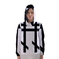 Orthodox Cross  Hooded Wind Breaker (women) by abbeyz71