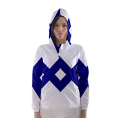 Saint Andrew s Cross Hooded Wind Breaker (women) by abbeyz71