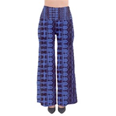 Wrinkly Batik Pattern   Blue Black Pants by EDDArt