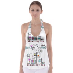 Chemistry Lab Babydoll Tankini Top by Valentinaart