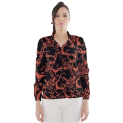 Skull Pattern Wind Breaker (women) by ValentinaDesign