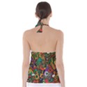 Monsters Colorful Doodle Babydoll Tankini Top View2