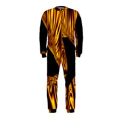 Hole Gold Black Space Onepiece Jumpsuit (kids) by Mariart