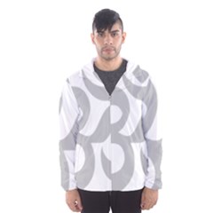 Hindu Om Symbol (gray) Hooded Wind Breaker (men) by abbeyz71