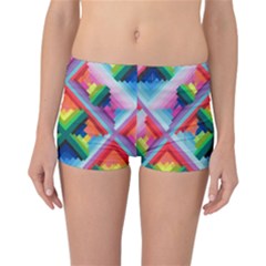 Rainbow Chem Trails Reversible Bikini Bottoms by Nexatart