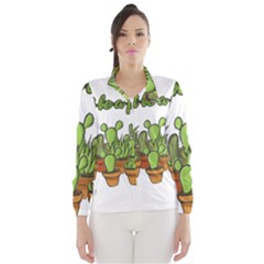 Cactus - Dont Be A Prick Wind Breaker (women) by Valentinaart