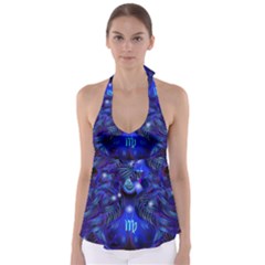 Sign Virgo Zodiac Babydoll Tankini Top by Mariart