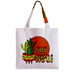 Cactus - free hugs Zipper Grocery Tote Bag
