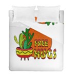 Cactus - free hugs Duvet Cover Double Side (Full/ Double Size)