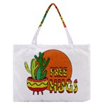 Cactus - free hugs Medium Zipper Tote Bag