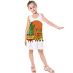 Cactus - free hugs Kids  Sleeveless Dress