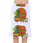 Cactus - free hugs Mermaid Skirt