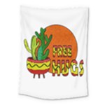Cactus - free hugs Medium Tapestry