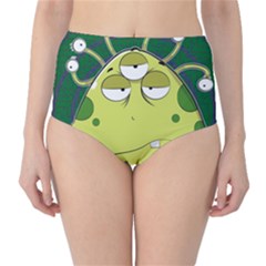 The Most Ugly Alien Ever High-waist Bikini Bottoms by Catifornia