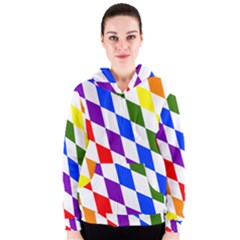 Rainbow Flag Bavaria Women s Zipper Hoodie by Nexatart