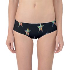 Colorful Gold Star Christmas Classic Bikini Bottoms by Mariart