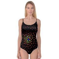 Molecular Chemistry Of Mathematical Physics Small Army Circle Camisole Leotard  by Mariart