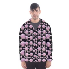 Lotus Hooded Wind Breaker (men) by ValentinaDesign