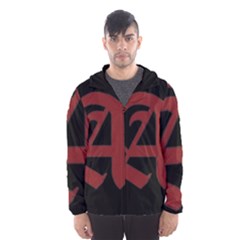 The Scarlet Letter Hooded Wind Breaker (men) by Valentinaart