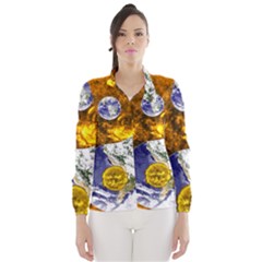 Design Yin Yang Balance Sun Earth Wind Breaker (women) by Nexatart