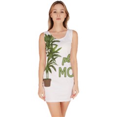 Plant Mom Sleeveless Bodycon Dress by Valentinaart