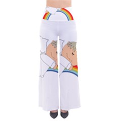 Angel Rainbow Cute Cartoon Angelic Pants by Nexatart