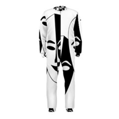 Theatermasken Masks Theater Happy Onepiece Jumpsuit (kids) by Nexatart